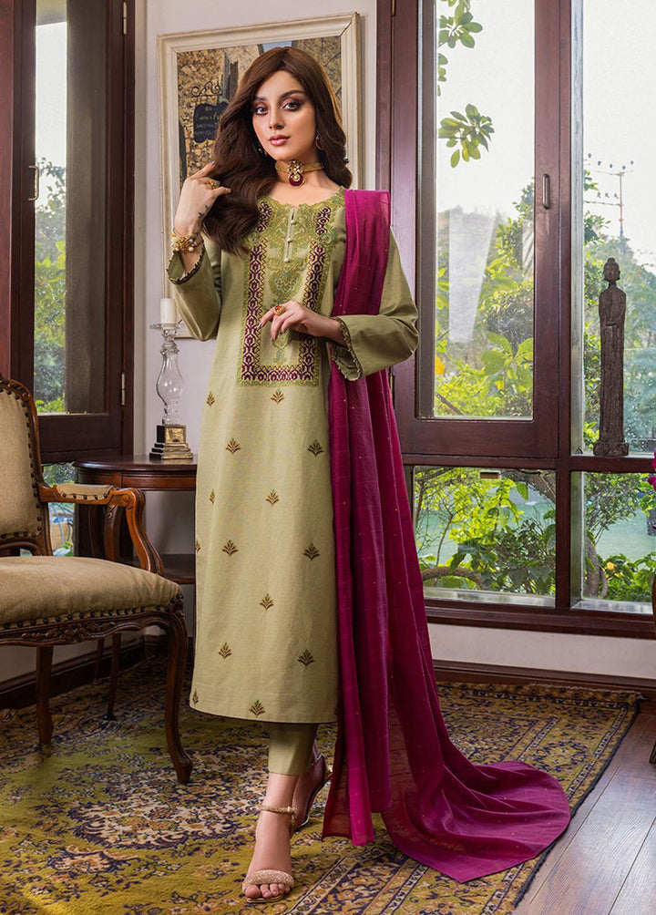 Essential By Asim Jofa Embroidered Cambric Suits Unstitched 2 Piece AJ23EE AJPE-41 - Eid Collection