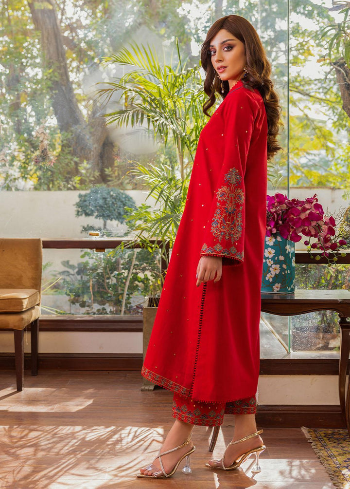 Essential By Asim Jofa Embroidered Cambric Suits Unstitched 2 Piece AJ23EE AJPE-43 - Eid Collection