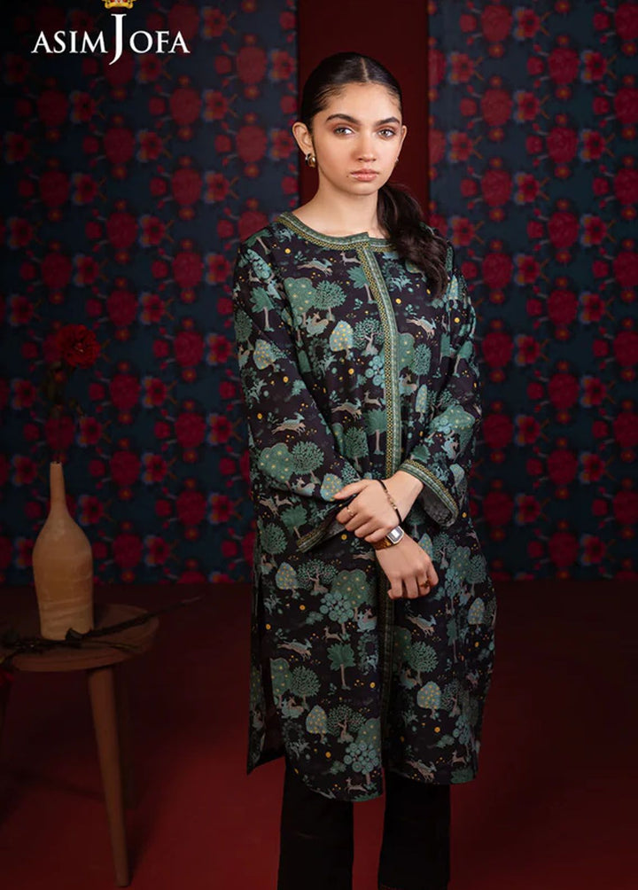 Asim Jofa Pret Casual Cambric Kurti AJ24E AJPB-06