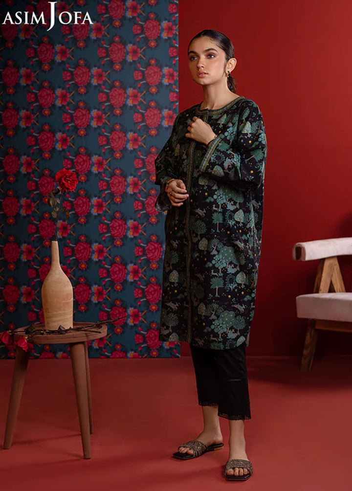Asim Jofa Pret Casual Cambric Kurti AJ24E AJPB-06