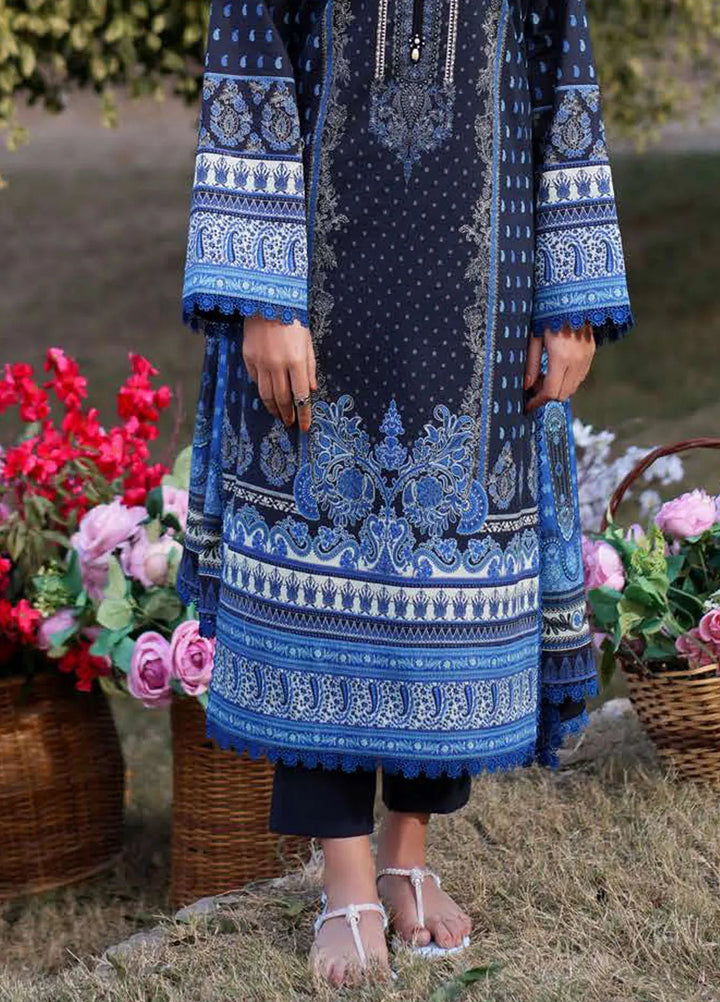 Asim Jofa Printed Lawn Suits Unstitched 3 Piece AJ25P1 AJUUB-05 - Summer Collection