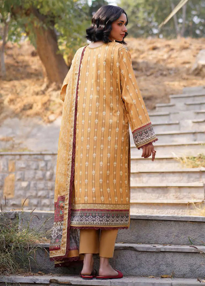 Asim Jofa Printed Lawn Suits Unstitched 3 Piece AJ25P1 AJUUB-07 - Summer Collection