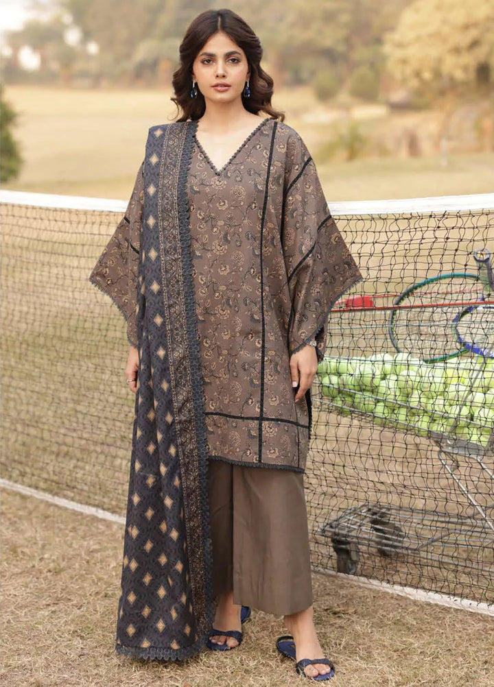 Asim Jofa Printed Lawn Suits Unstitched 3 Piece AJ25P3 AJUBJ-20 - Summer Collection