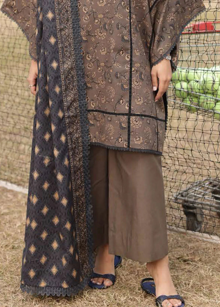 Asim Jofa Printed Lawn Suits Unstitched 3 Piece AJ25P3 AJUBJ-20 - Summer Collection