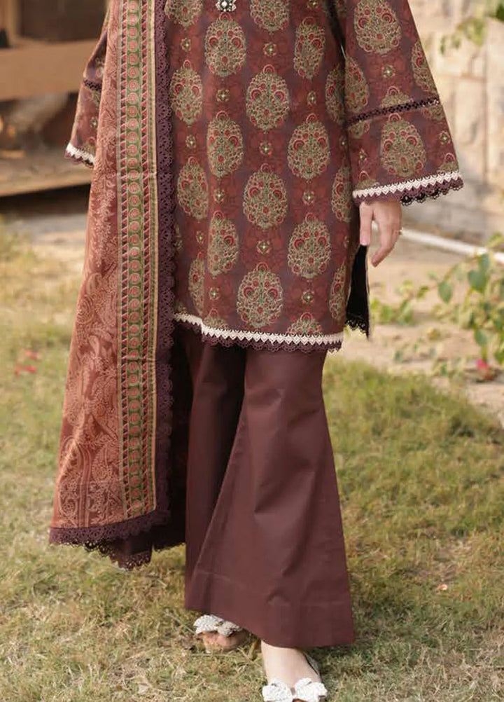 Asim Jofa Printed Lawn Suits Unstitched 3 Piece AJ25P3 AJUBJ-23 - Summer Collection