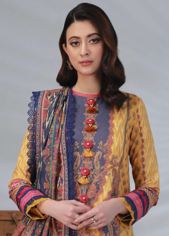 Asim Jofa Printed Lawn Suits Unstitched 3 Piece AJ23-P2 AJBP-35 - Summer Collection