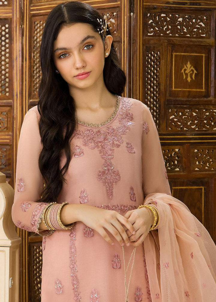 Asim Jofa Organza Festive Pret 3 Piece Suit for Girls -  AJ23TF AJTF-04