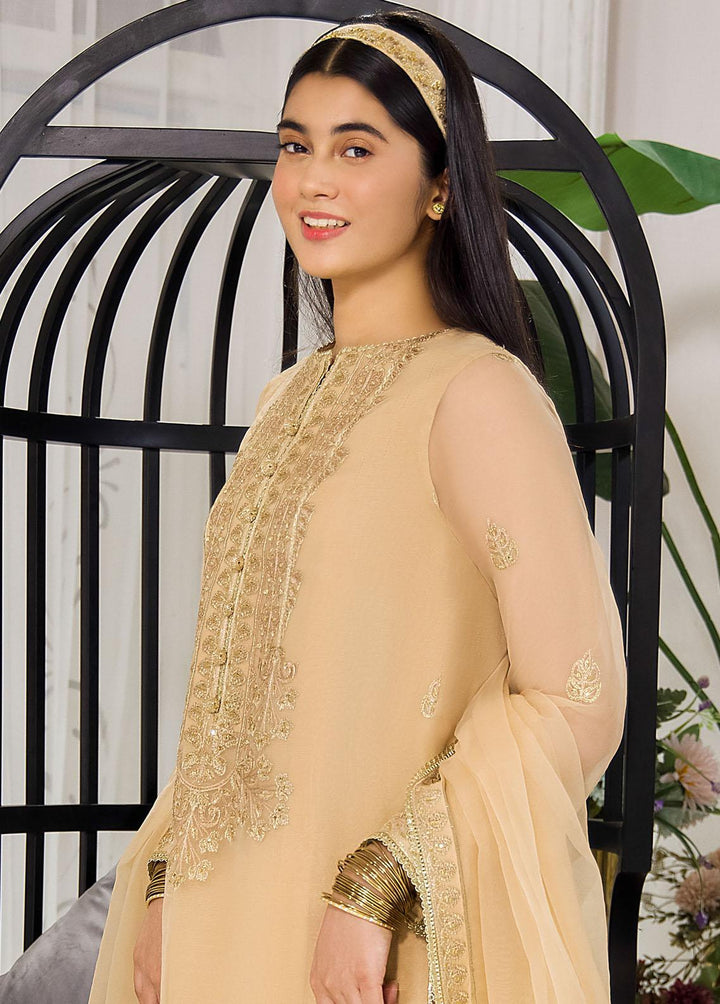 Asim Jofa Organza Festive Pret 3 Piece Suit for Girls -  AJ23TF AJTF-07