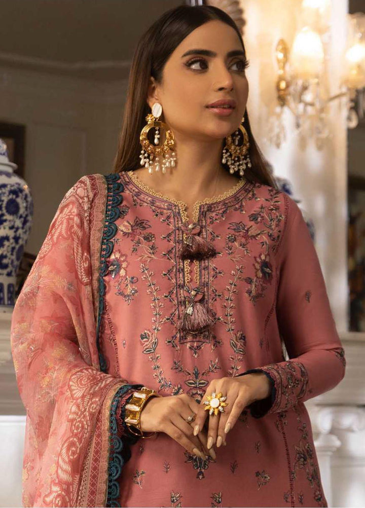 Asra Intermix By Asim Jofa Embroidered Cambric Suits Unstitched 3 Piece AJ23AI AJAS-31 - Formal Collection