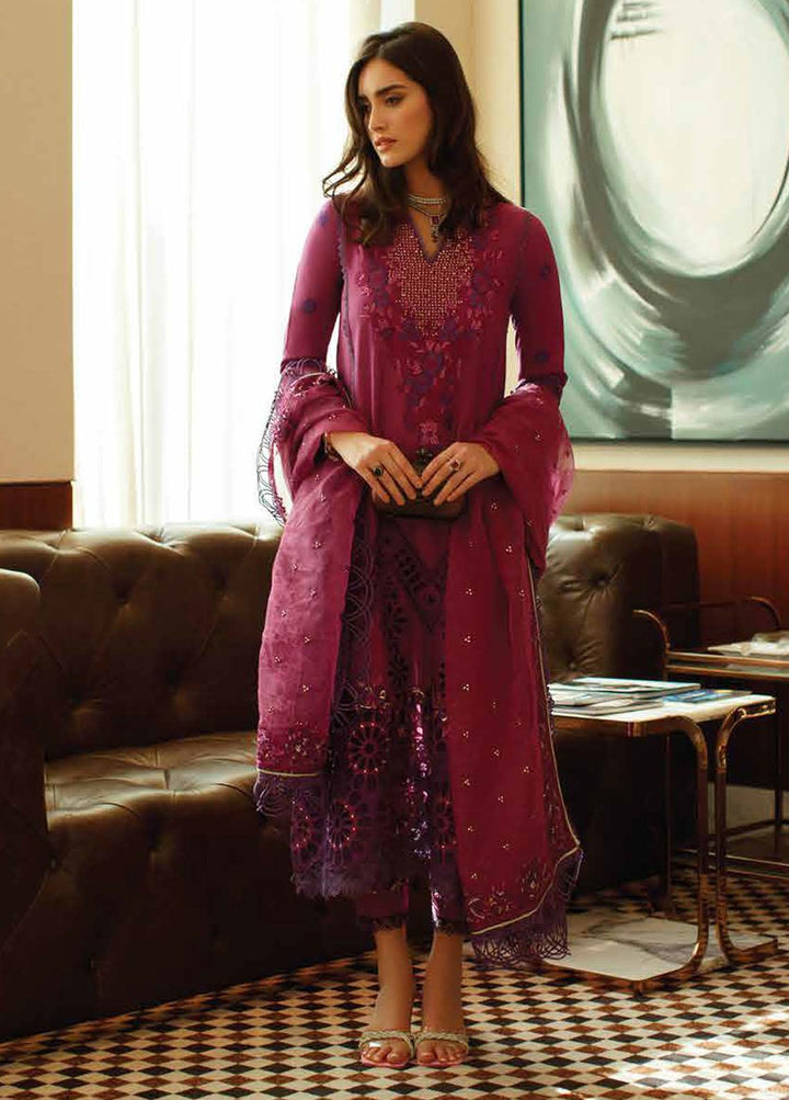 Astoria By Mushq Embroidered Lawn Suits Unstitched 3 Piece MQ23A 08 Miriam - Festive Collection