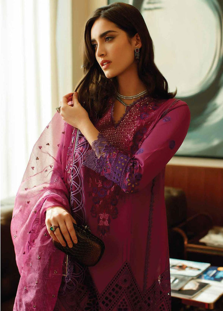 Astoria By Mushq Embroidered Lawn Suits Unstitched 3 Piece MQ23A 08 Miriam - Festive Collection