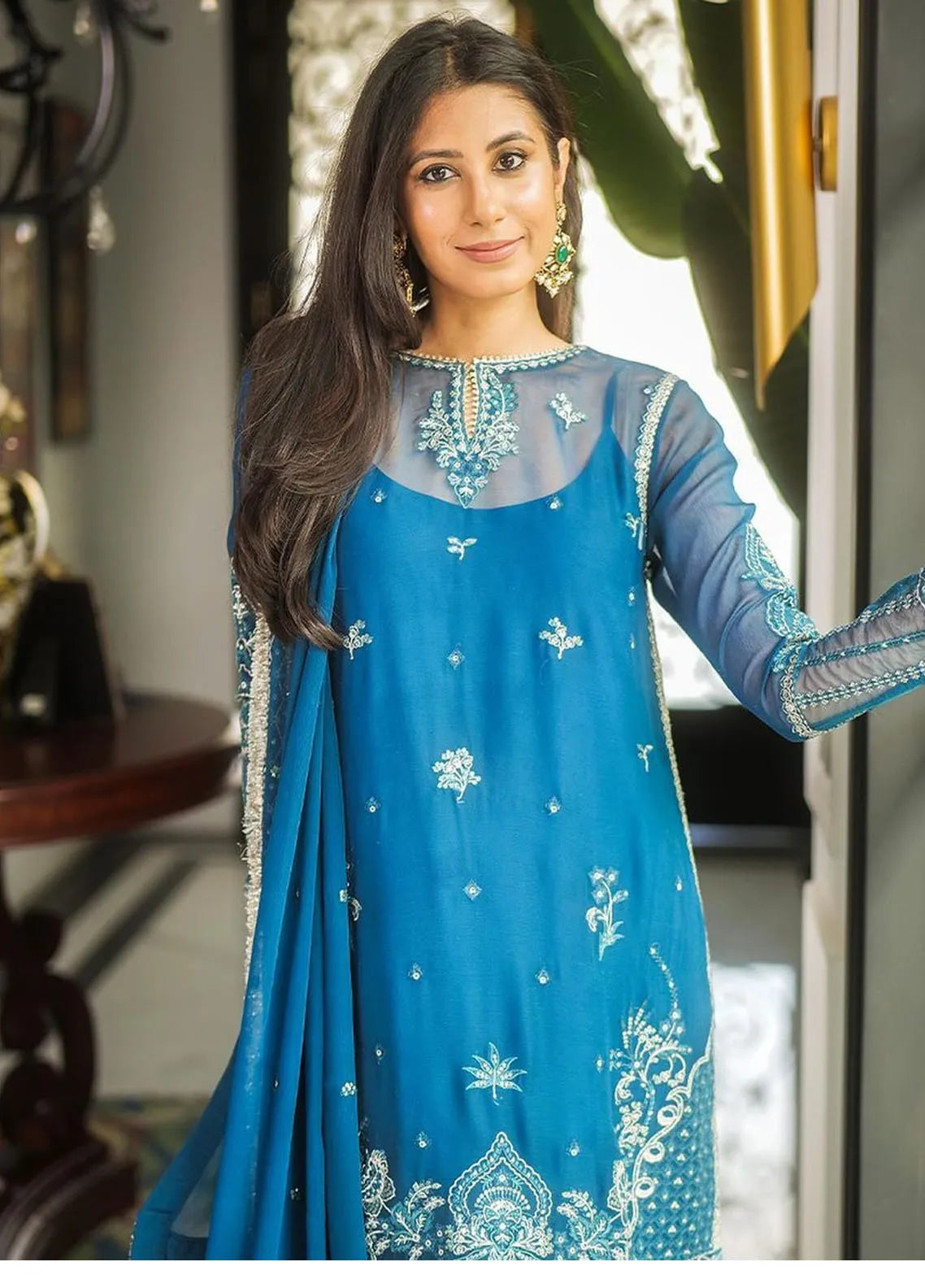 Aurelle by Seran Embroidered Suits Unstitched 3 Piece SN25AU Lavinia - Formals Collection