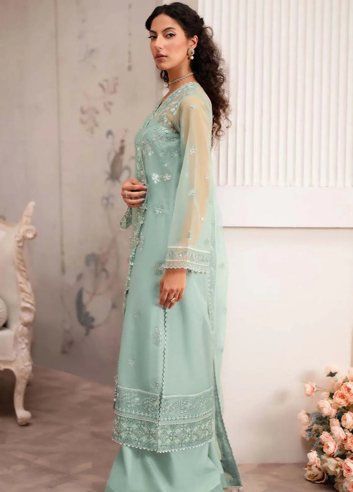 Aurelle By Seran Embroidered Organza Suit Unstitched 3 Piece SRN24AL D-08 Madeleine - Formal Collection