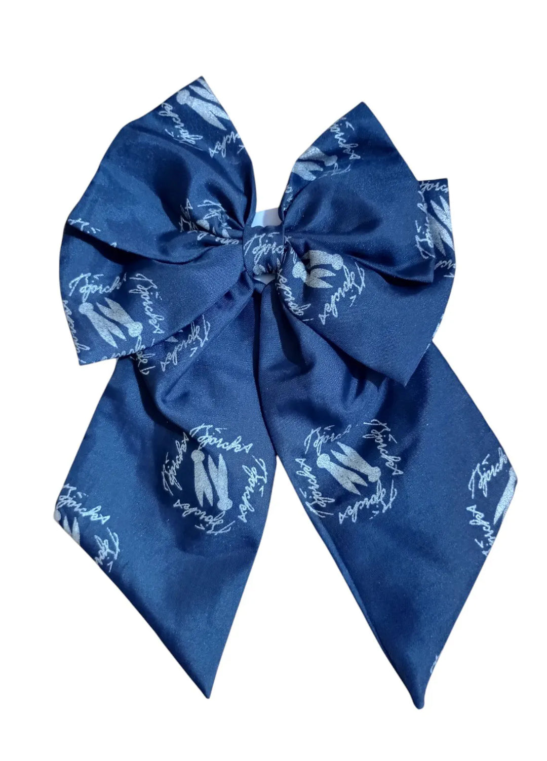 AWA Scrunchies Bows Cotton 1 Piece Midnight Script