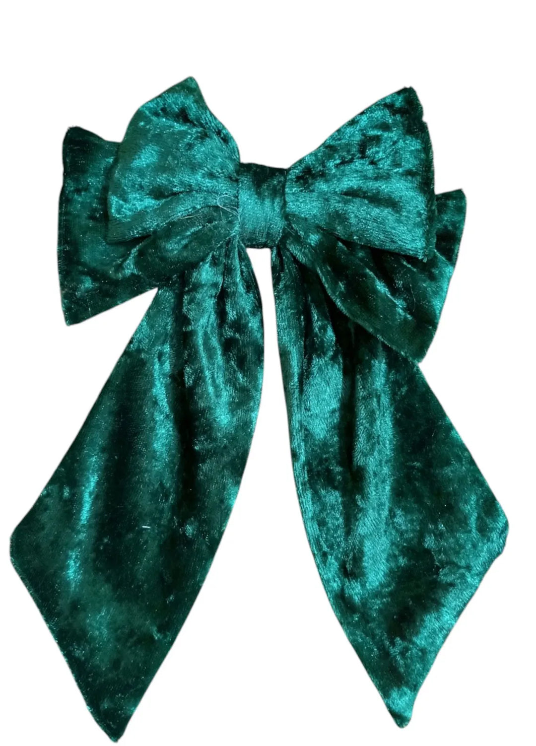 AWA Scrunchies Bows Velvet 1 Piece Emerald Luxe
