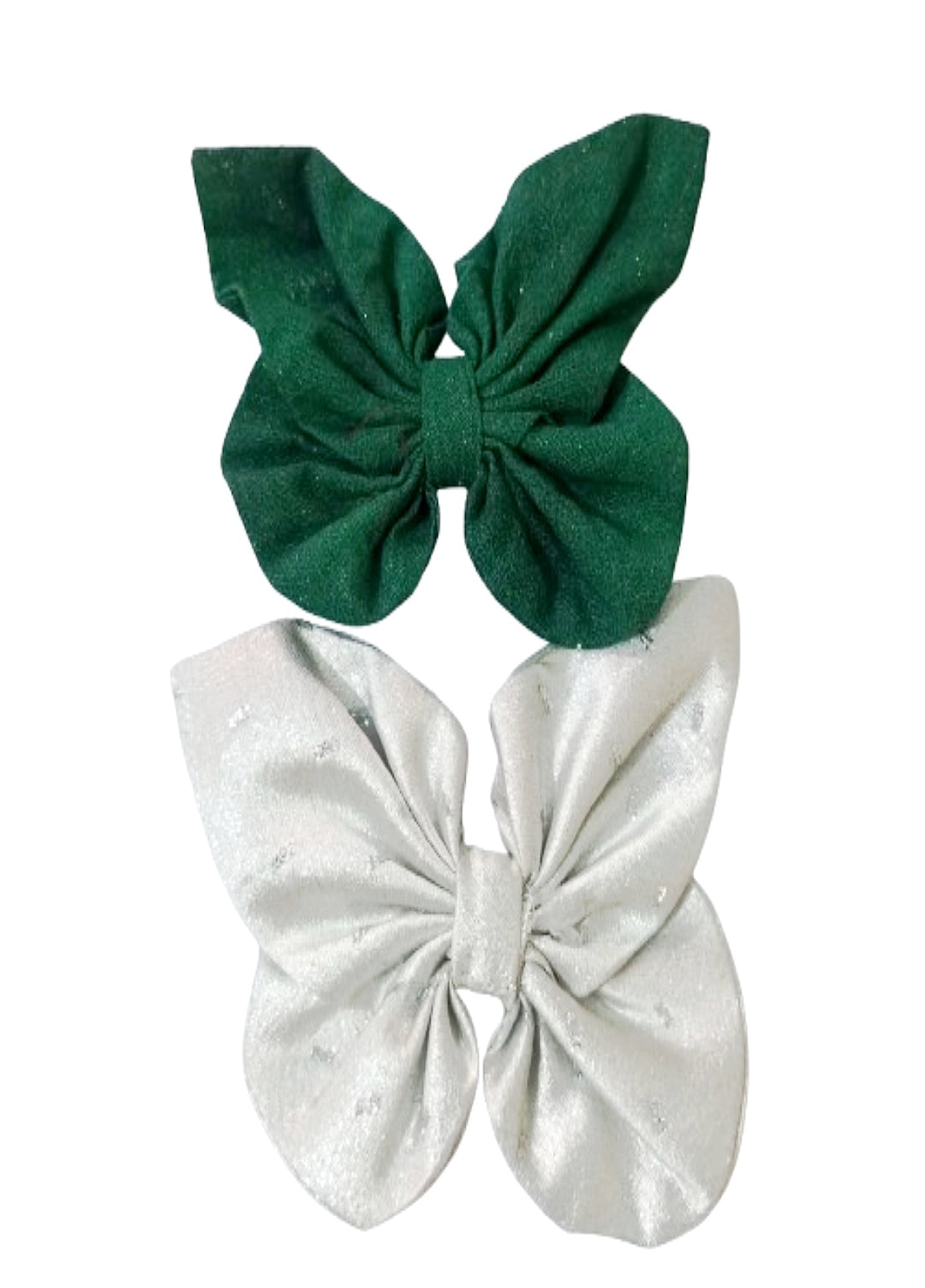 AWA Scrunchies Butterfly Hairclips Cotton 2 Piece Pair e Parwana