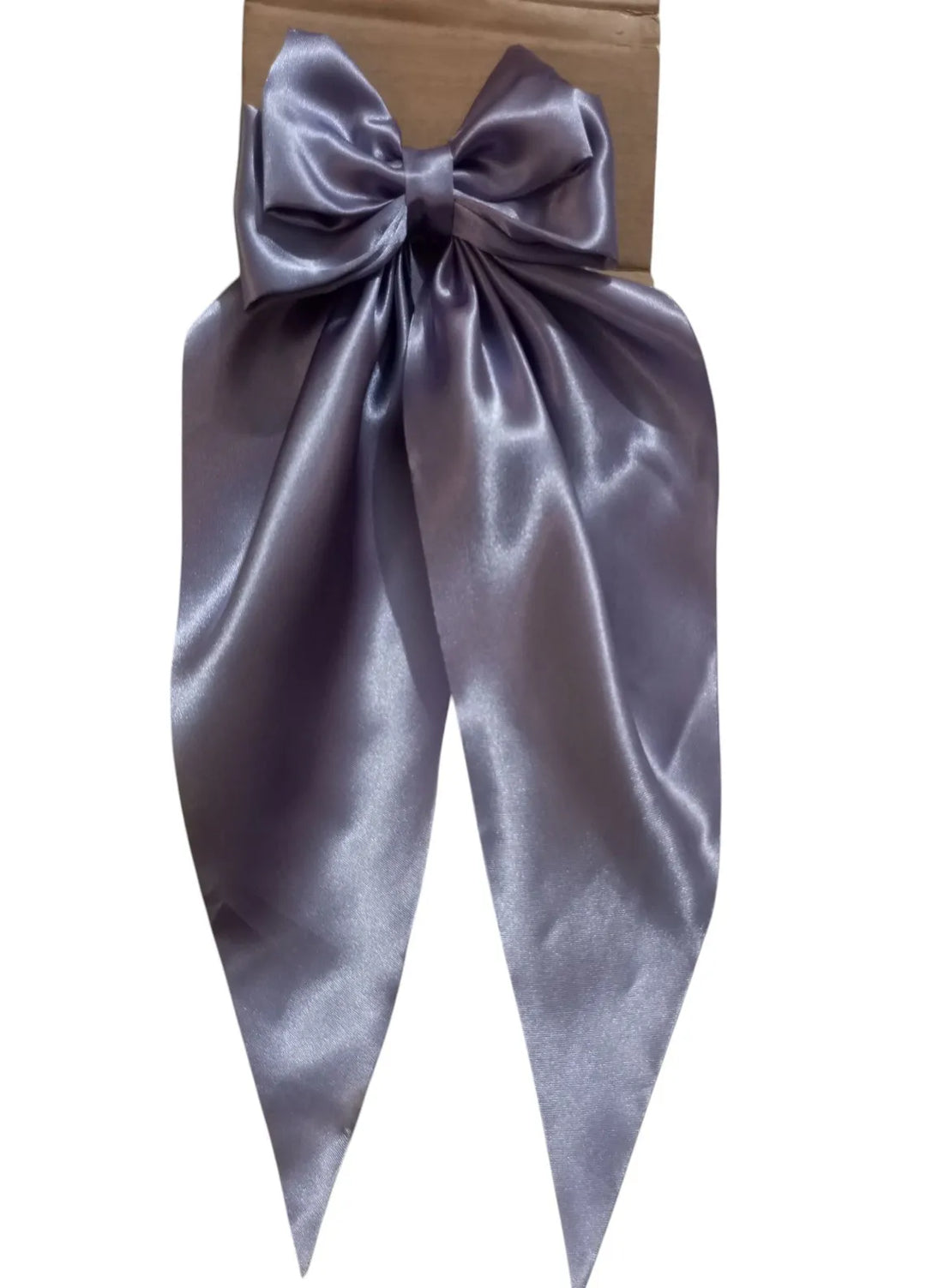 AWA Scrunchies Hairbow Satin Silk 1 Piece Amethyst Bloom