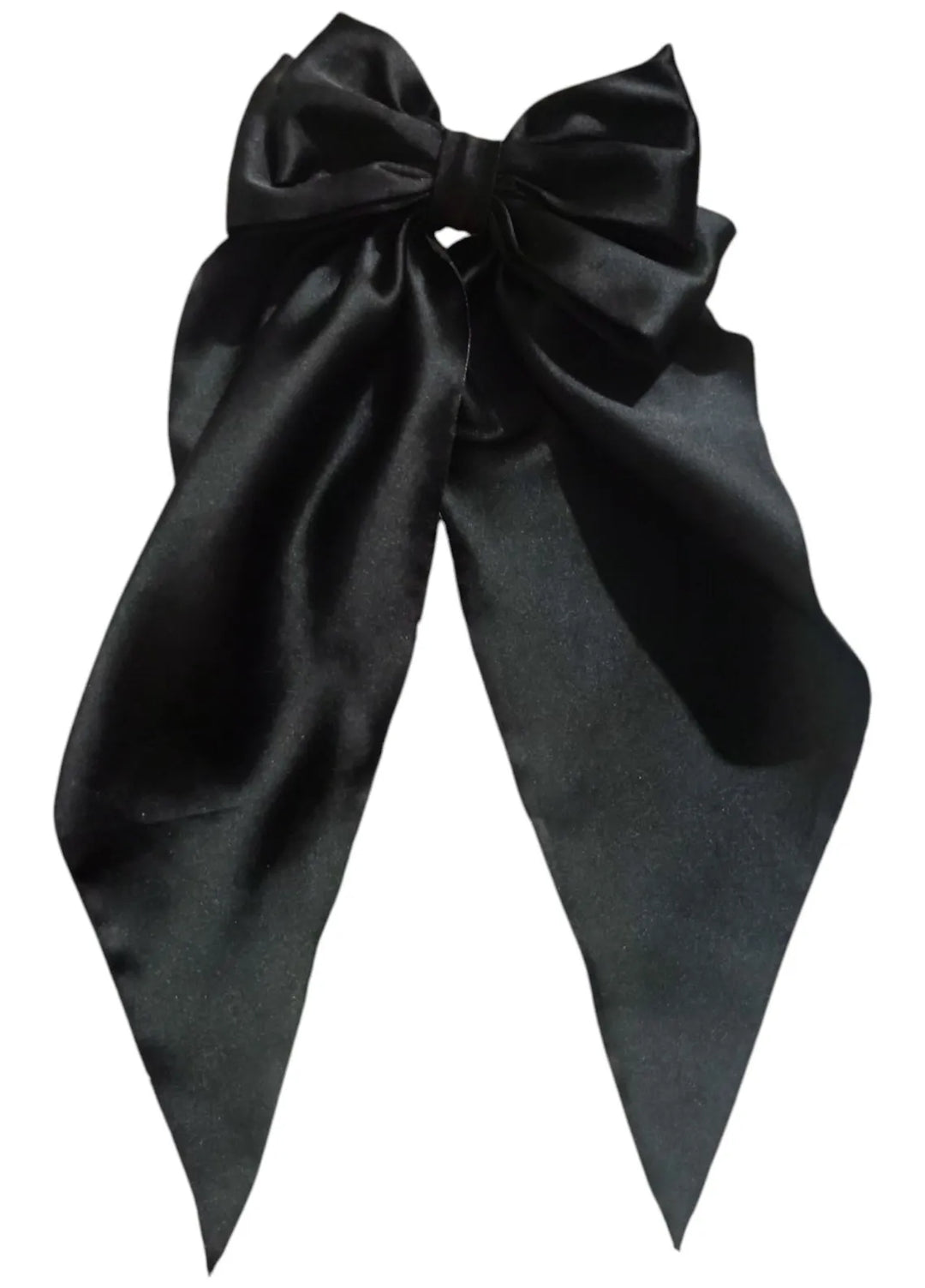 AWA Scrunchies Hairbow Satin Silk 1 Piece Midnight Noir