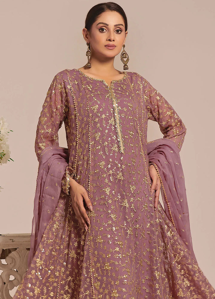 Ayesha Closet Pret Embroidered Chiffon 3 Piece Suit Sawariya Lenverder