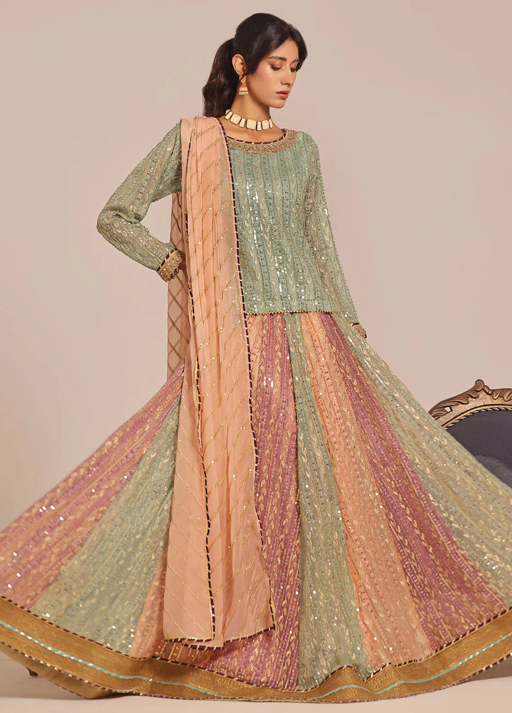Ayesha Closet Pret Embroidered Chiffon 3 Piece Suit Shadmani Nzexus
