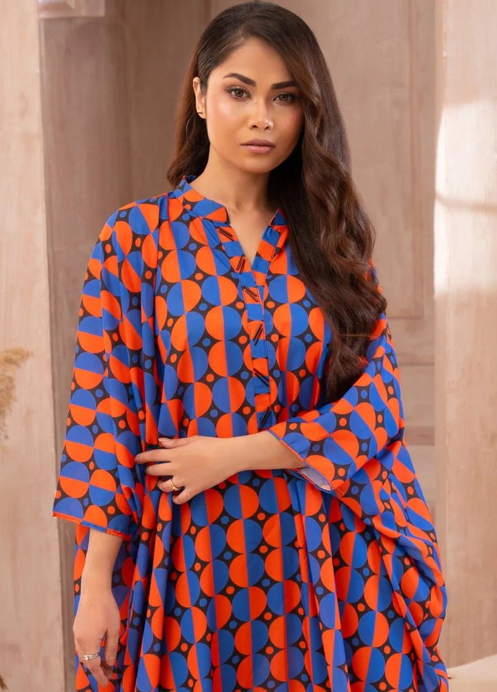 Ayla Studio Casual Pret Printed Georgette Kurti Suit G-005 Kaleidoscope