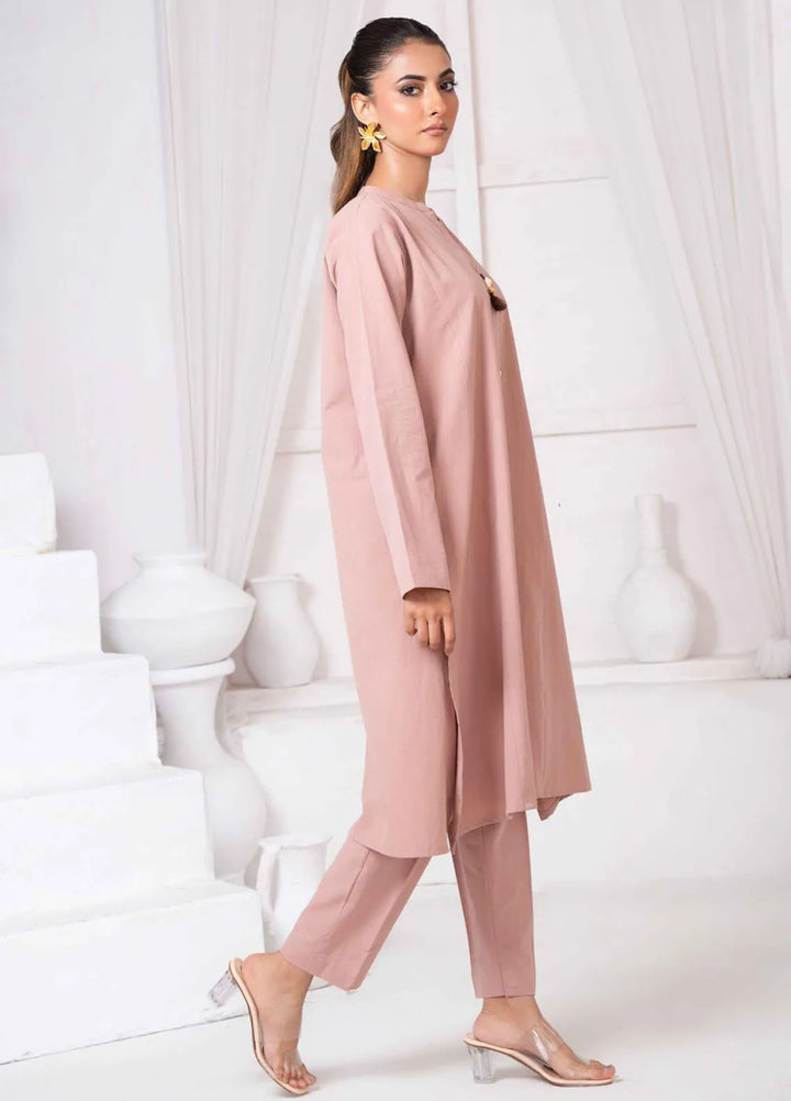 Ayla Studio Pret Printed Cotton 2 Piece Suit DM-009 Blush