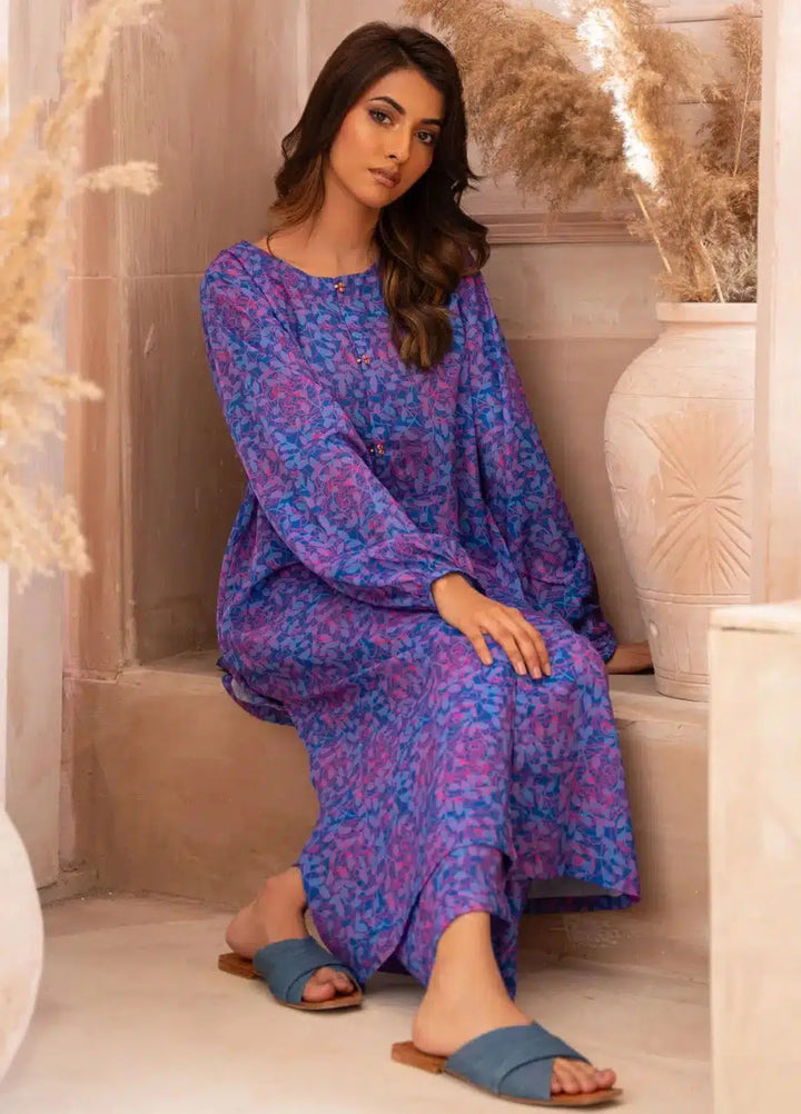 Ayla Studio Pret Printed Georgette 2 Piece Suit G-001 Mystical Roses