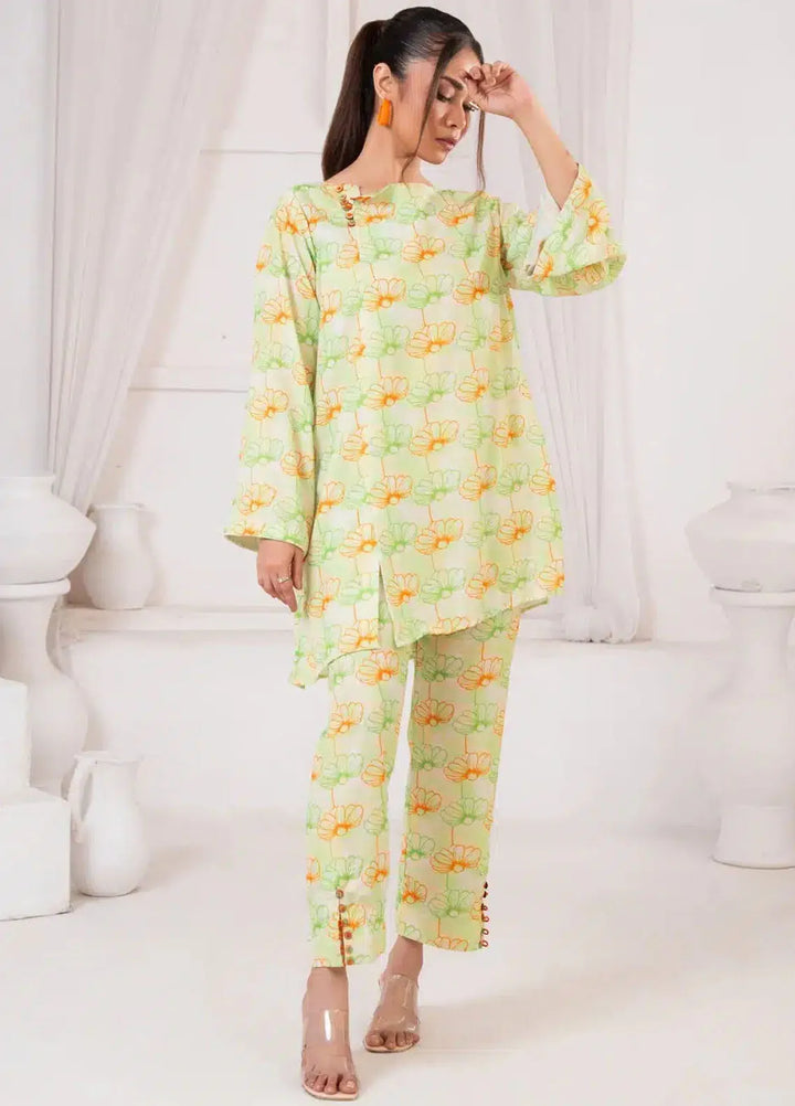 Ayla Studio Pret Printed Georgette 2 Piece Suit G-002 Spring Orchid