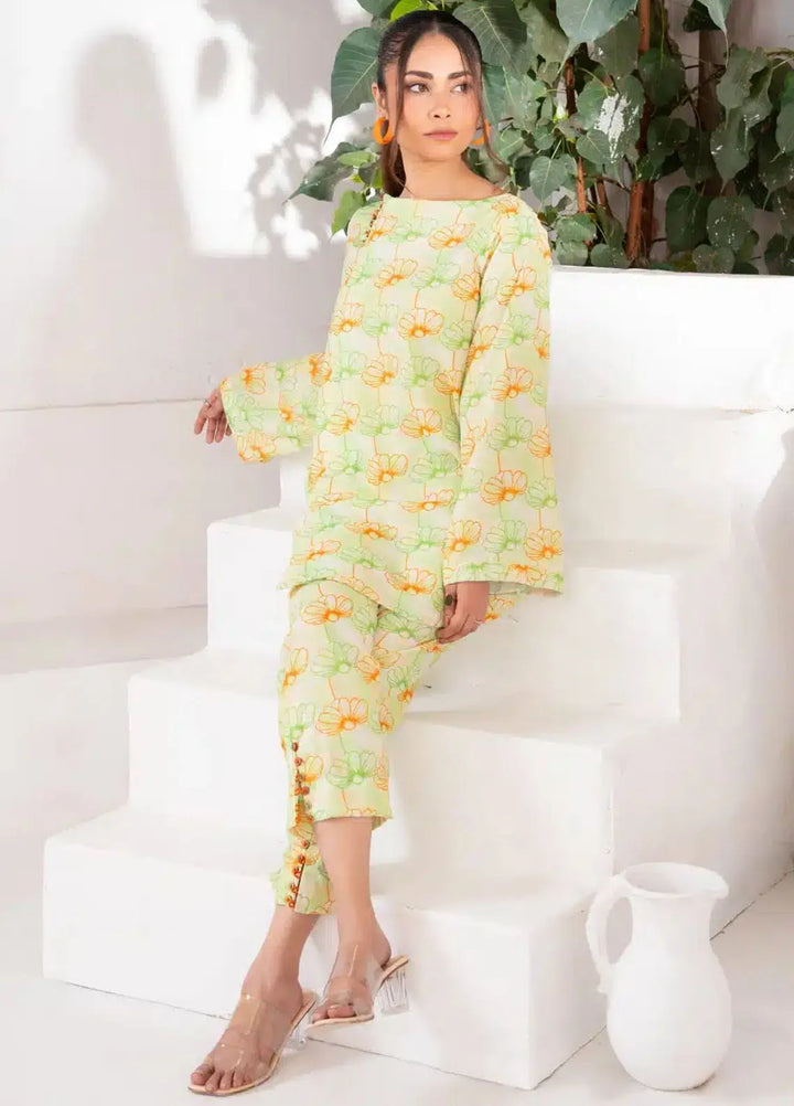 Ayla Studio Pret Printed Georgette 2 Piece Suit G-002 Spring Orchid