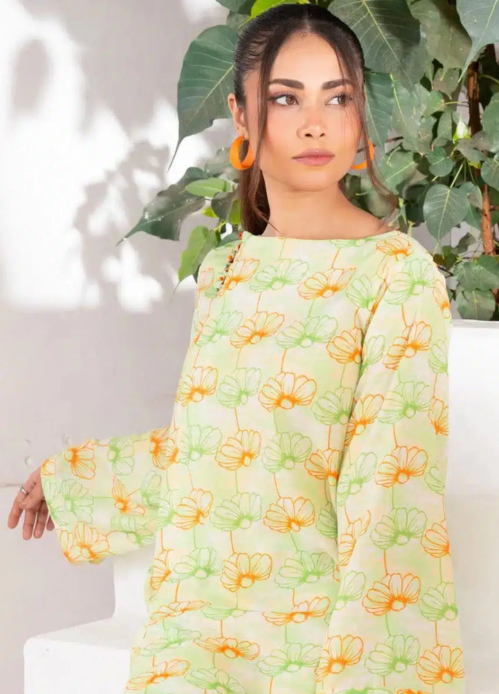 Ayla Studio Pret Printed Georgette 2 Piece Suit G-002 Spring Orchid