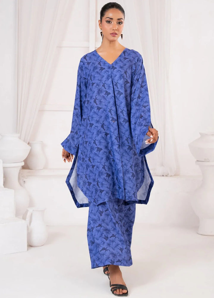 Ayla Studio Pret Printed Georgette 2 Piece Suit G-003 Midnight Lilies