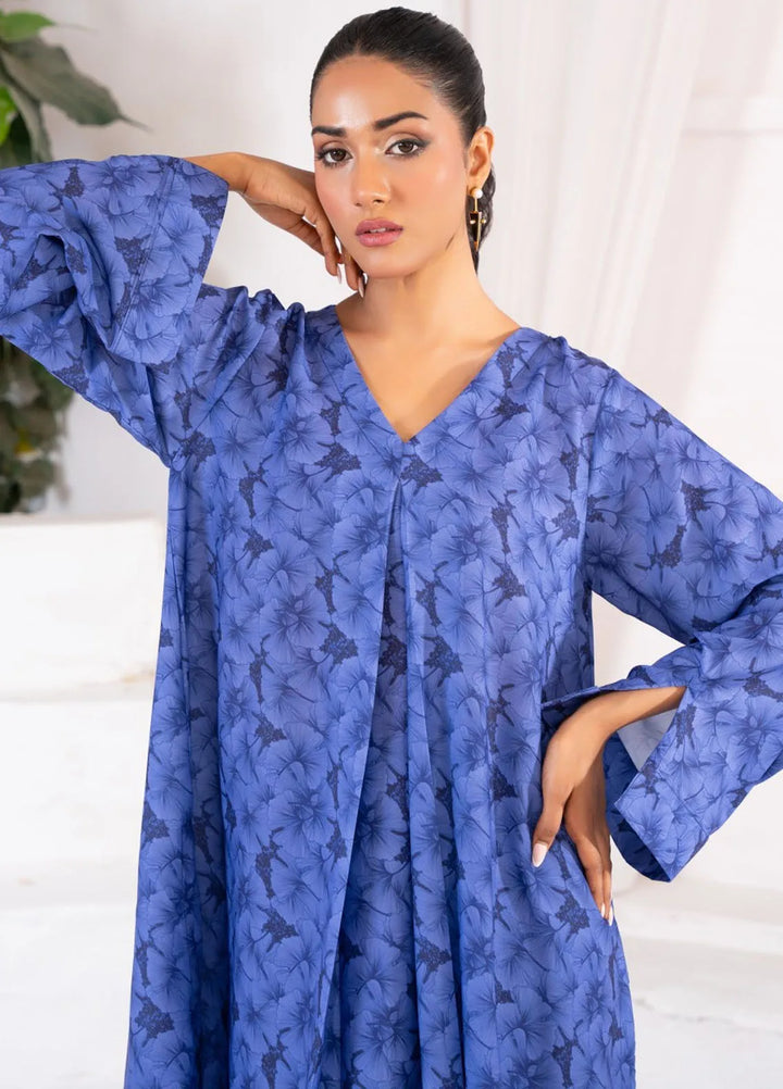 Ayla Studio Pret Printed Georgette 2 Piece Suit G-003 Midnight Lilies