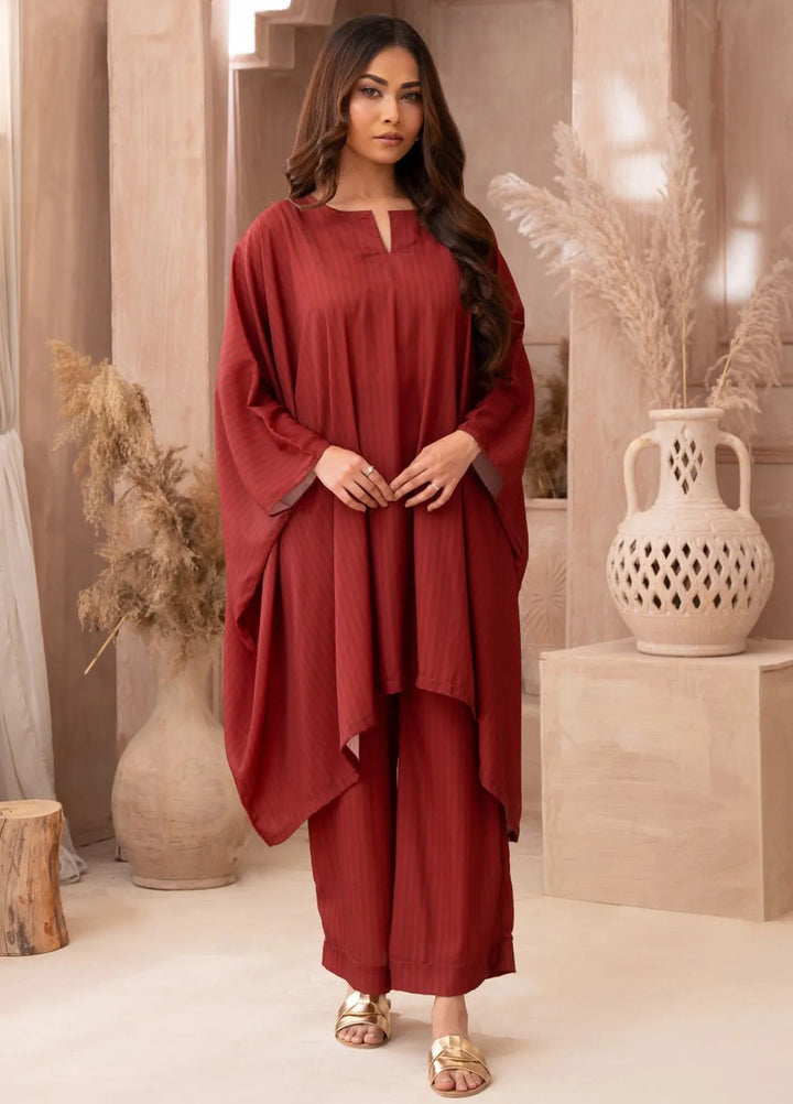 Ayla Studio Pret Printed Georgette 2 Piece Suit G-006 Sleek Stripes