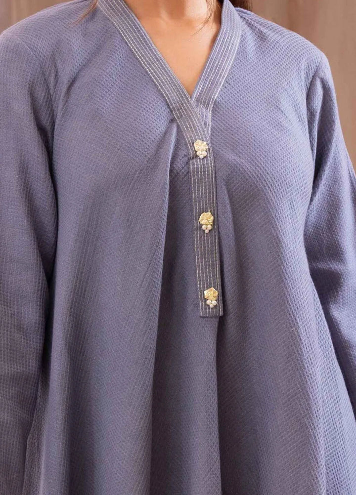 Ayla Studio Pret Printed Lawn 2 Piece Suit DM-004 Aqua Gold