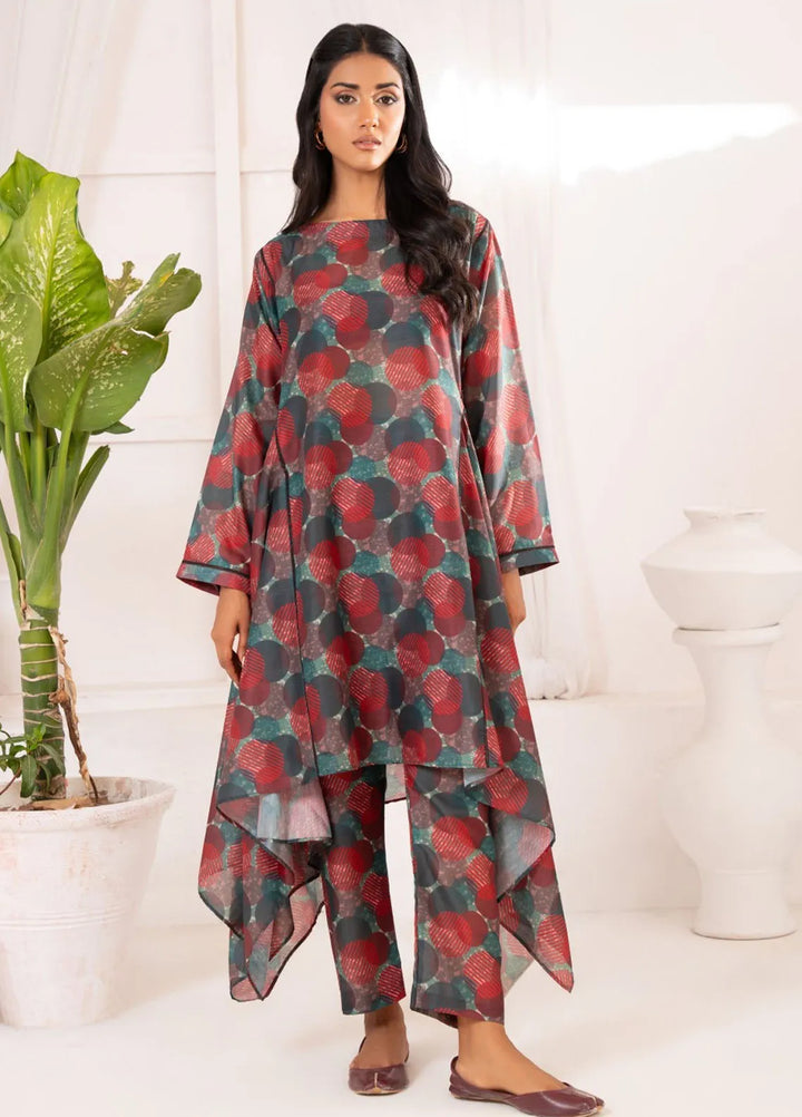 Ayla Studio Pret Printed Lawn 2 Piece Suit SLW-002 Polka Abstract