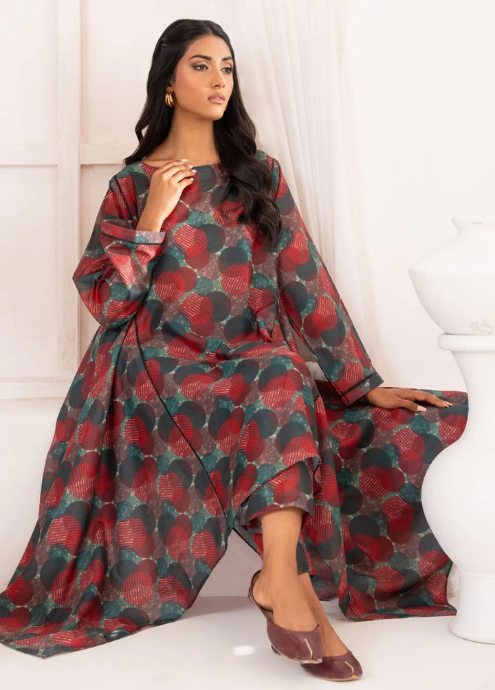 Ayla Studio Pret Printed Lawn 2 Piece Suit SLW-002 Polka Abstract