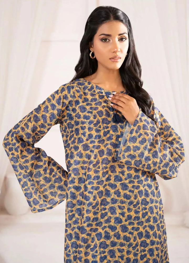 Ayla Studio Pret Printed Lawn 2 Piece Suit SLW-005 Leopard garden