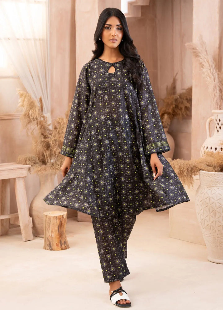 Ayla Studio Pret Printed Lawn 2 Piece Suit SLW-007 BLOOMING FLORECENTS