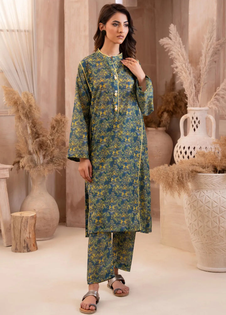 Ayla Studio Pret Printed Lawn 2 Piece Suit SLW-010 Midnight Garden