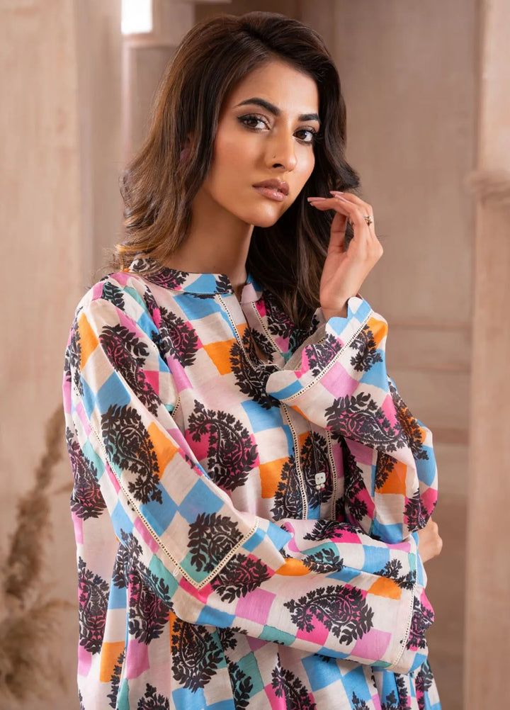 Ayla Studio Pret Printed Lawn 2 Piece Suit SLW-012 Funky Vibes