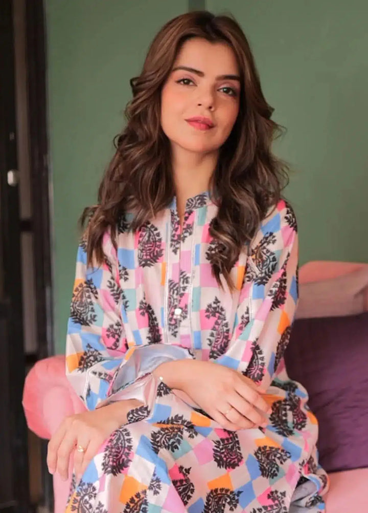 Ayla Studio Pret Printed Lawn 2 Piece Suit SLW-012 Funky Vibes