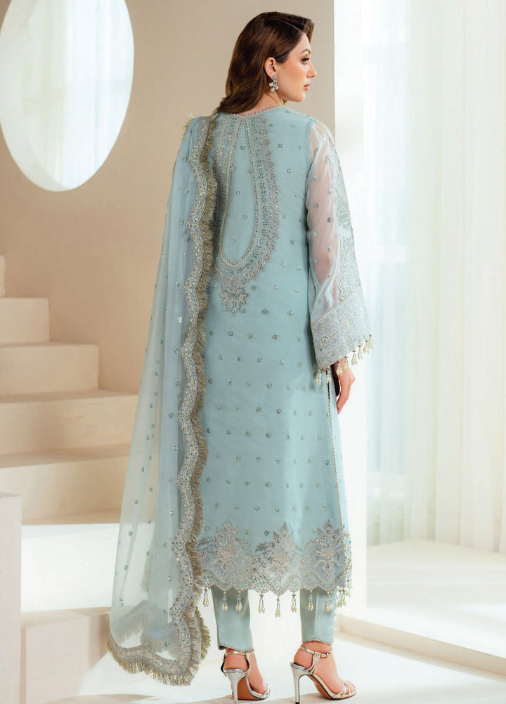 Aymal by Alizeh Fashion Embroidered Chiffon Suits Unstitched 3 Piece AFB25BC D-04 Orla - Luxury Collection
