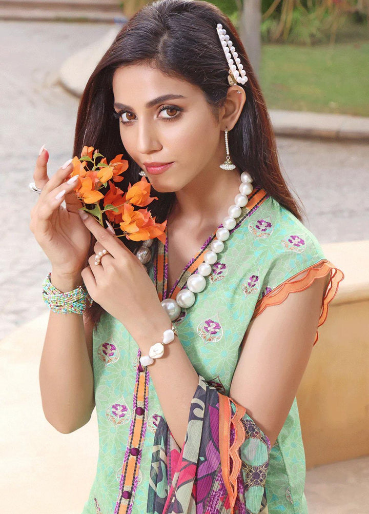 Ayman By Khas Embroidered Lawn Suits Unstitched 3 Piece KHS23A KC-1425 - Summer Collection
