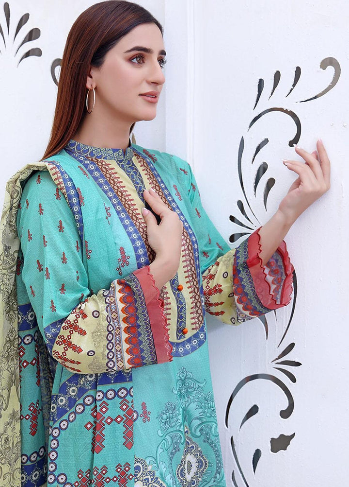 Ayman By Khas Printed Lawn Suits Unstitched 2 Piece KHS23A RKL-1495 - Summer Collection