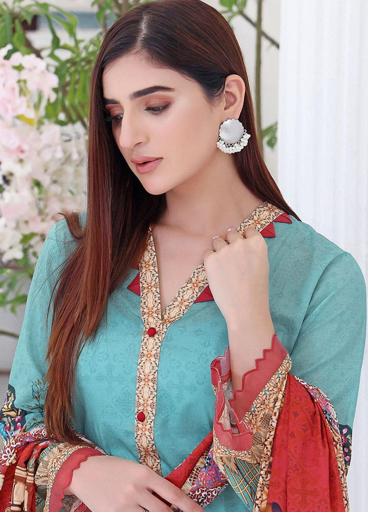 Ayman By Khas Printed Lawn Suits Unstitched 2 Piece KHS23A RKL-1503 - Summer Collection