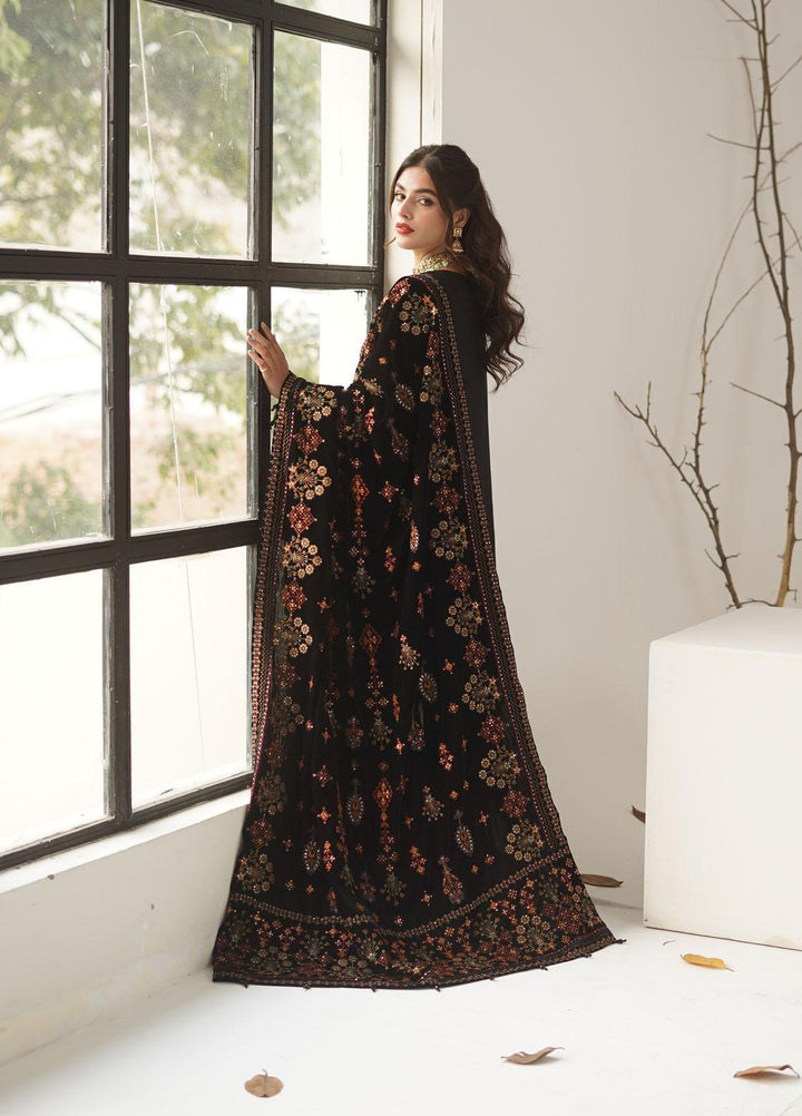 Ayra by Muraad Embroidered Raw Silk Suits Unstitched 3 Piece MU22AR A-004 Ghazal - Luxury Winter Collection