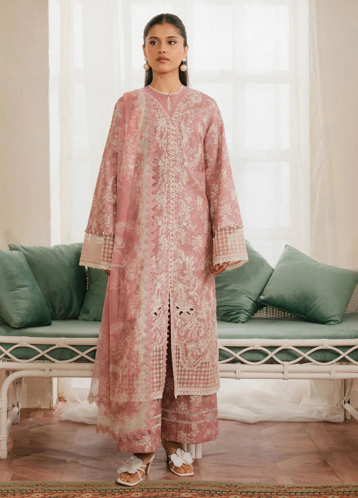 Ayzel by Afrozeh Printed Lawn Suits Unstitched 3 Piece AAF25AM D-05 Sylvie - Summer Collection