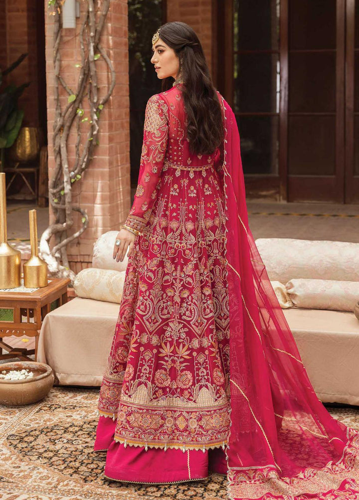 Ayzel by Afrozeh Embroidered Chiffon Suits Unstitched 3 Piece AF22AZS 004 Khanzada Begum - Luxury Formals Collection