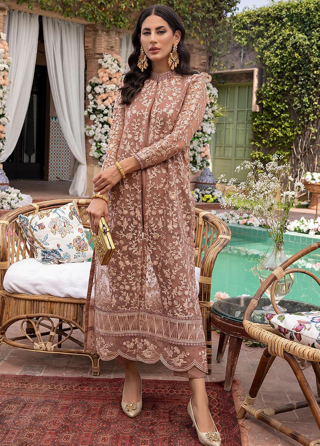 Azure Luxury Pret 2 Piece Dress Florican FC293