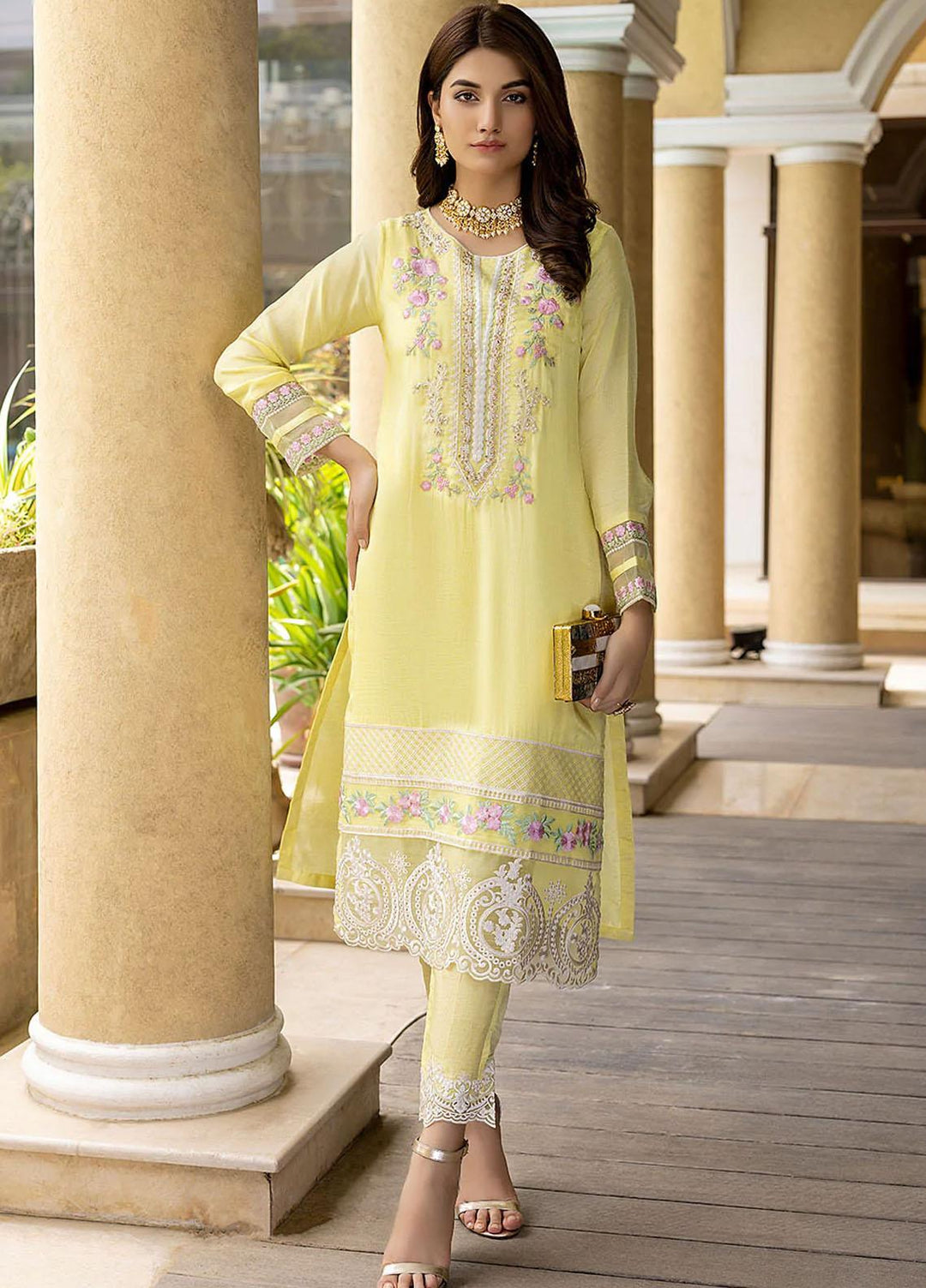 Azure Luxury Pret 2 Piece Dress Mellow Maze MM301